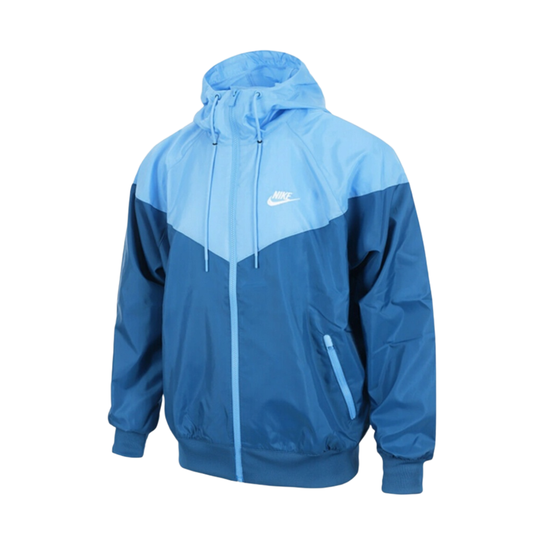 나이키 NSW 윈드러너 후드 자켓 마리나 블루 - 아시아(Nike NSW Windrunner Hooded Jacket Marina Blue - Asia)