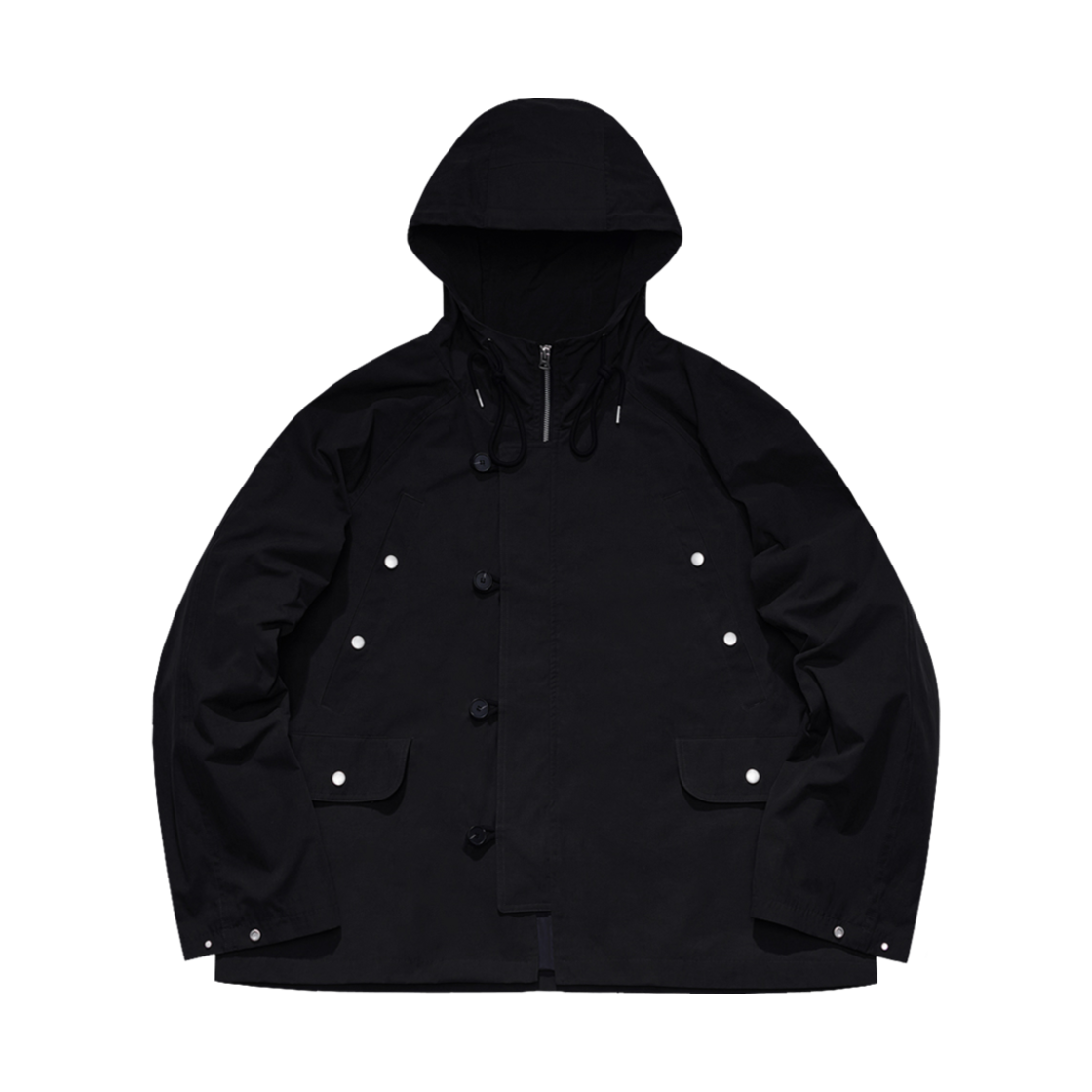 24CLJK007-BK PHOS333 Wind Breaker Jacket Black