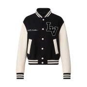 Louis Vuitton Signature Varsity Blouson Black White
