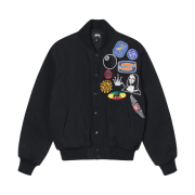 Stussy Souvenir Stadium Bomber Black