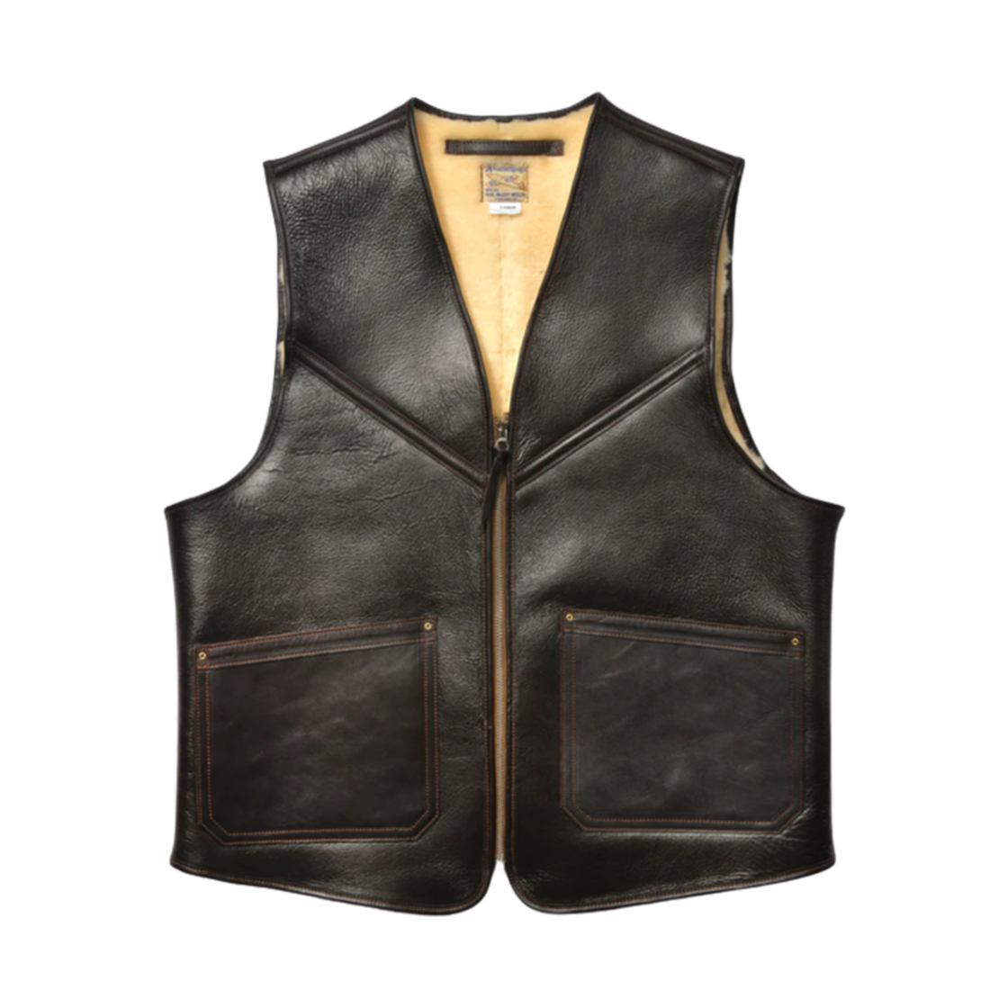 MJ22104-051 The Real McCoy's Type C-3 Real McCoy Vest Seal Brown