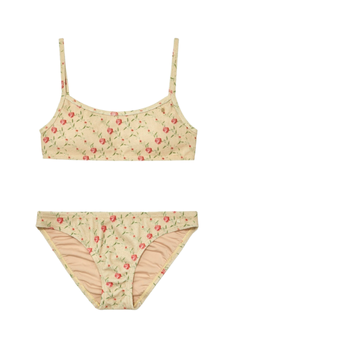 (W) 글로니 말리부 비키니 2세트 옐로우 멀티((W) Glowny Malibu Bikini 2 Set Yellow Multi)