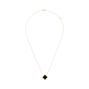(W) Van Cleef & Arpels Pure Alhambra Pendant Yellow Gold Onyx