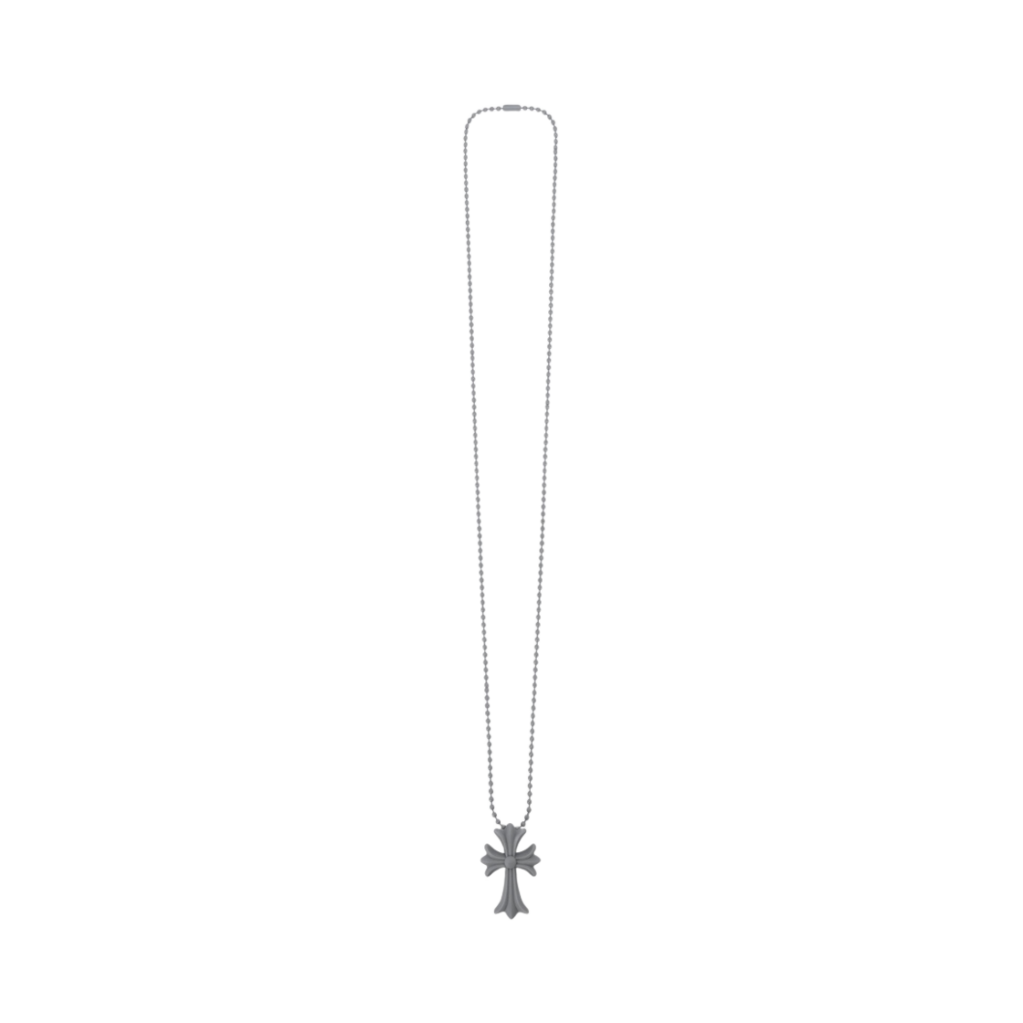 크롬하츠 실리크롬 CH 크로스 펜던트 그레이 2023(Chrome Hearts Silichrome CH Cross Pendant Grey 2023)