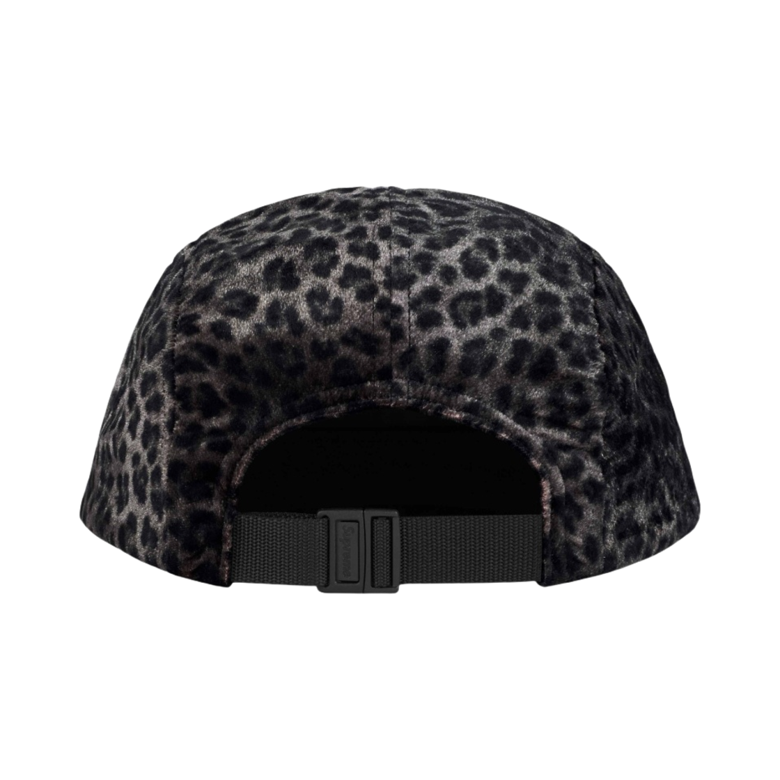 - Supreme Leopard Velvet Camp Cap Black - 24SS - #2