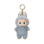 Pop Mart Labubu The Monsters Labubu Tasty Macarons Series Sea Salt Coconut Keyring