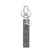 Louis Vuitton LV Shape Dragonne Bag Charm and Key Holder Grey