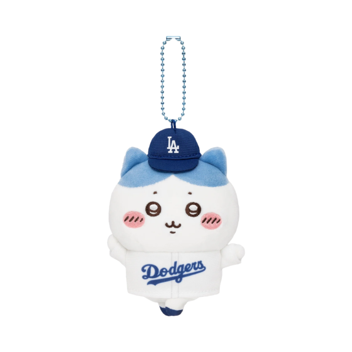 치이카와 x MLB 도쿄 시리즈 마스코트 키링 하치와레 LA 다저스(Chiikawa x MLB Tokyo Series Mascot Keyring Hachiware LA Dodgers)