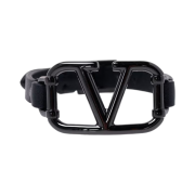 Valentino Vlogo Bracelet Black