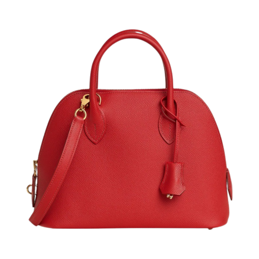 Hermes Bolide 1923 25 Bag Epsom & Gold Rouge Garance