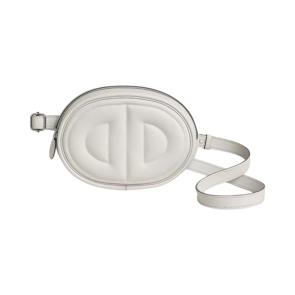 에르메스 인 더 루프 베르소 벨트백 스위프트 & 팔라듐 하드웨어 그리 빨 그리 메이어(Hermes In the Loop Verso Belt Bag Swift & Palladium Gris Pale Gris Meyer) - 1