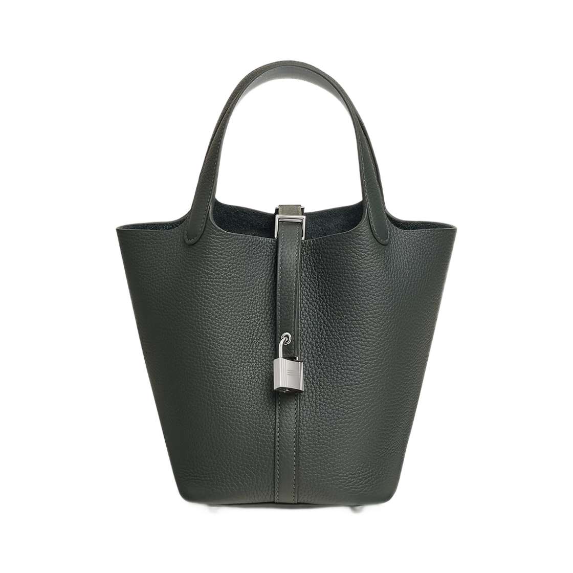 에르메스 피코탄 락 18 백 클레망스 & 팔라듐 하드웨어 베르 망그로브 그리 팬틴(Hermes Picotin Lock 18 Bag Clemence & Palladium Vert Mangrove Gris Pantin)
