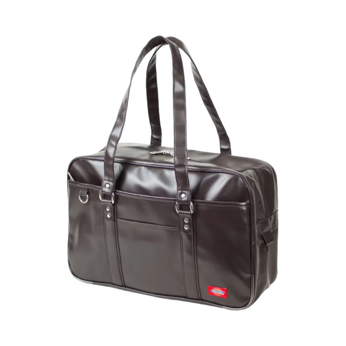 디키즈 스쿨 신세틱 레더 백 브라운 레드(Dickies School Synthetic Leather Bag Brown Red)
