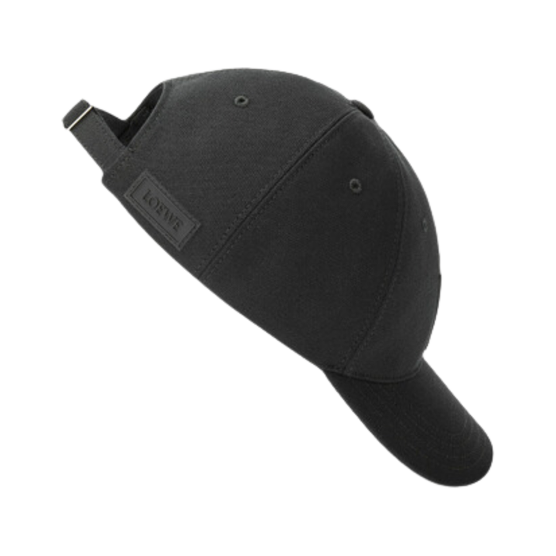 로에베 캔버스 패치 캡 블랙(Loewe Canvas Patch Cap Black) - 2