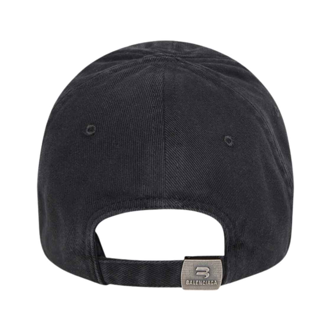발렌시아가 코튼 드릴 프로퍼티 캡 블랙 화이트(Balenciaga Cotton Drill Property Cap Black White) - 3