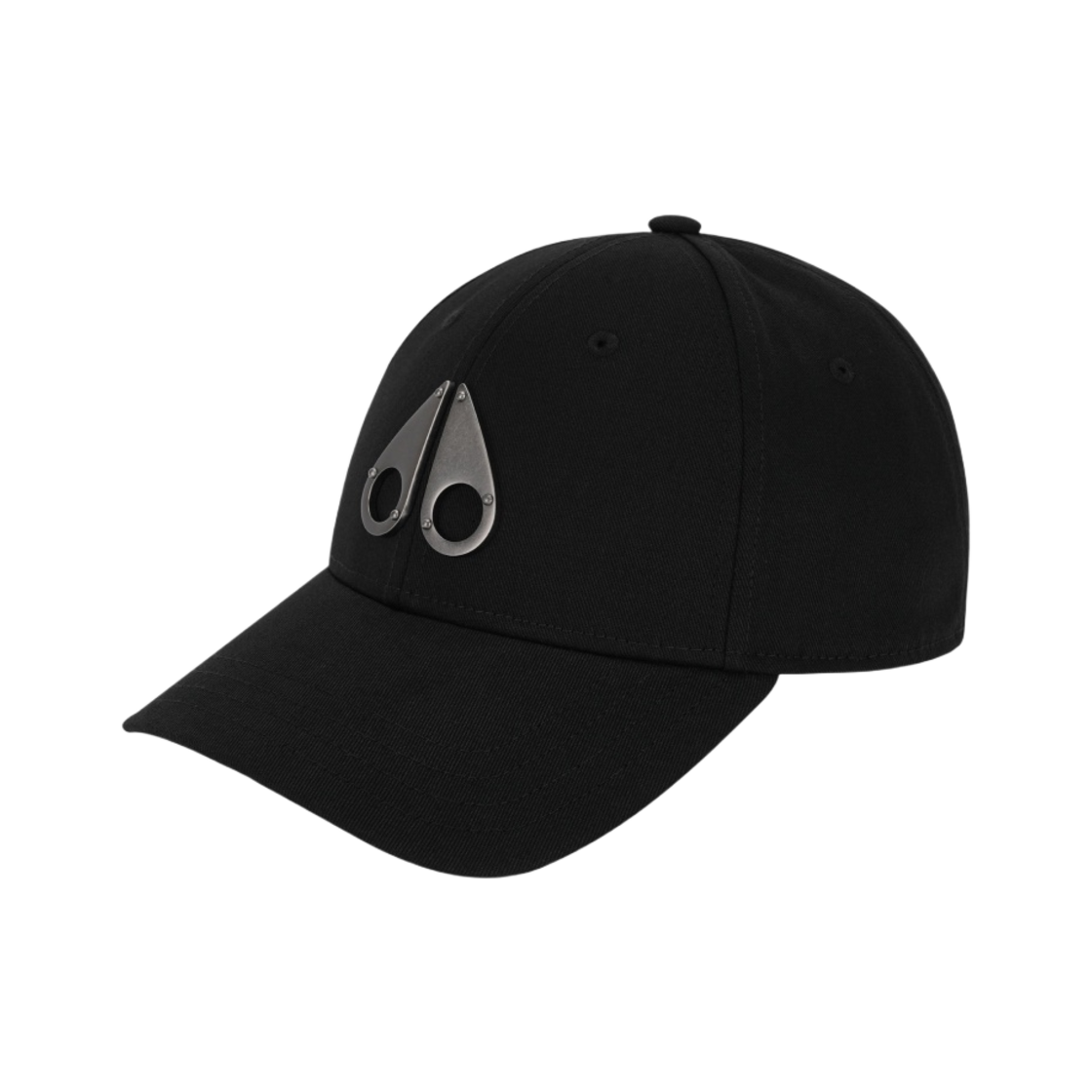 무스너클 로고 아이콘 캡 블랙 니켈(Moose Knuckles Logo Icon Cap Black Nickel)