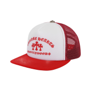 Chrome Hearts King Taco Foam Front Mesh Trucker Hat Red