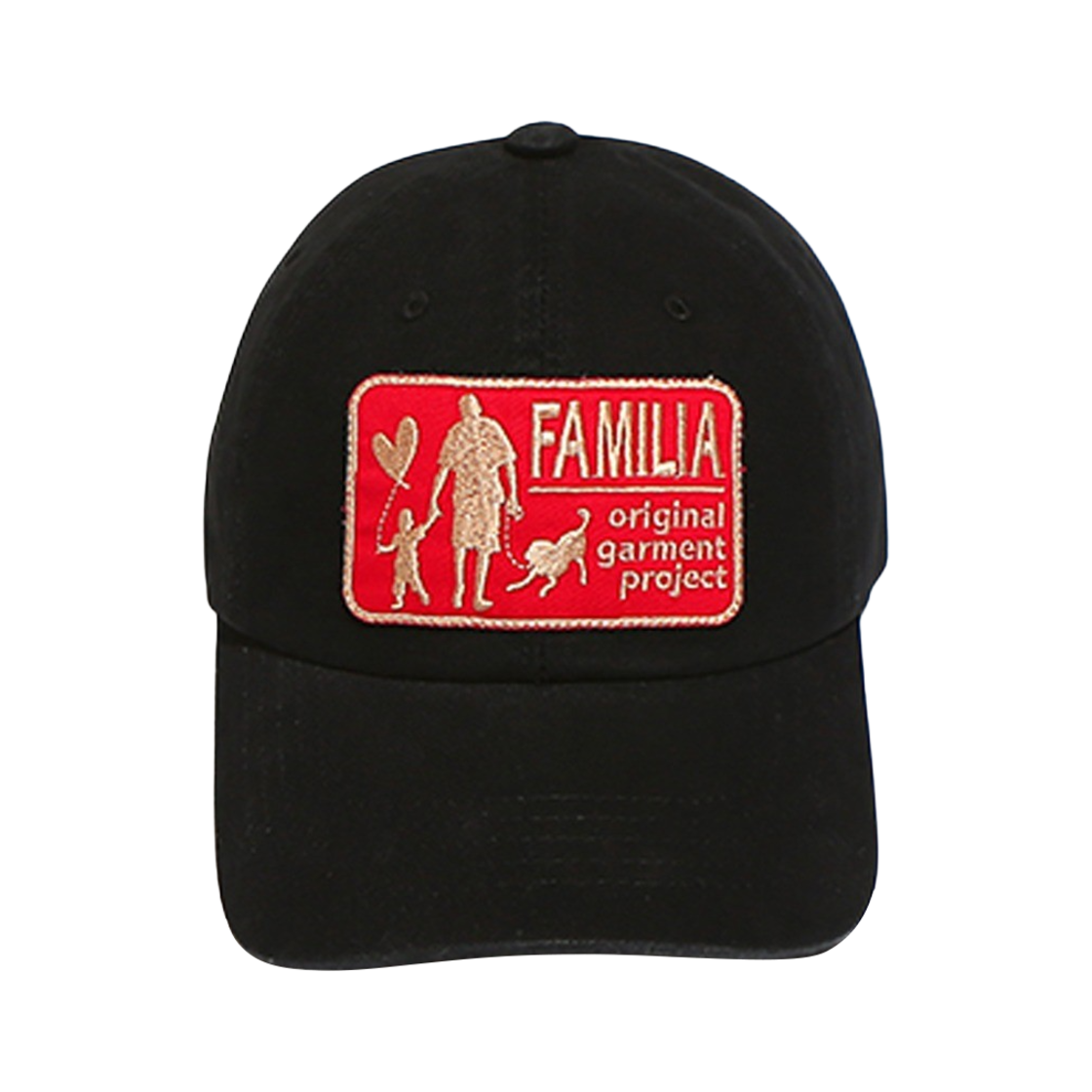 24SSHA003BK Ogarp Washed Chicano Family Cap Black