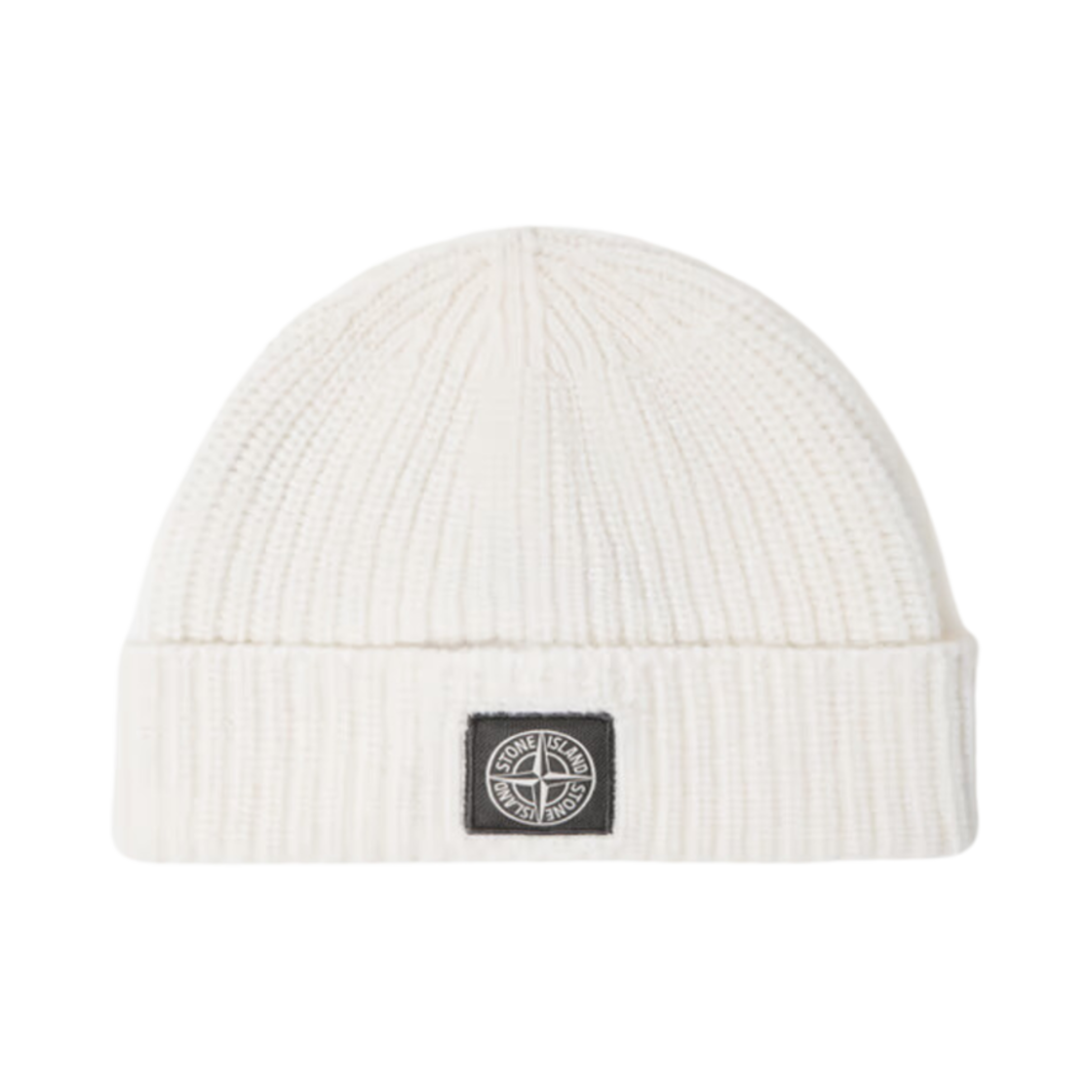 스톤 아일랜드 N10B5 RWS 질롱 울 비니 내츄럴 화이트 - 24FW(Stone Island N10B5 RWS Geelong Wool Beanie Natural White - 24FW)