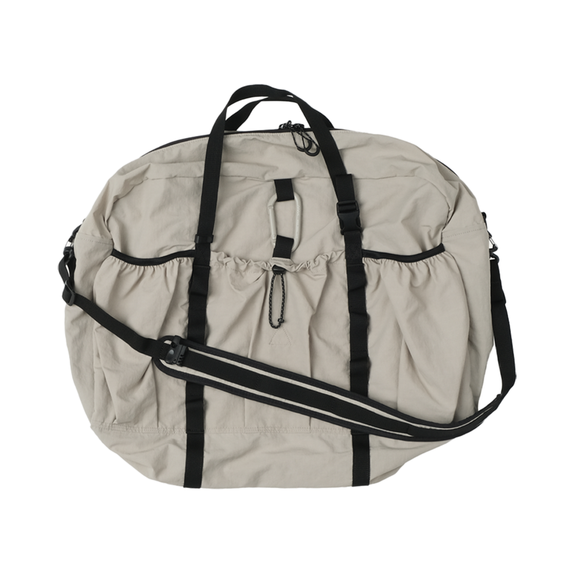 에메모가든 에메모 보스턴백 095 나일론 슬러브 그레이지(mmogarden mmo Boston Bag 095 Nylon Slub Greige)