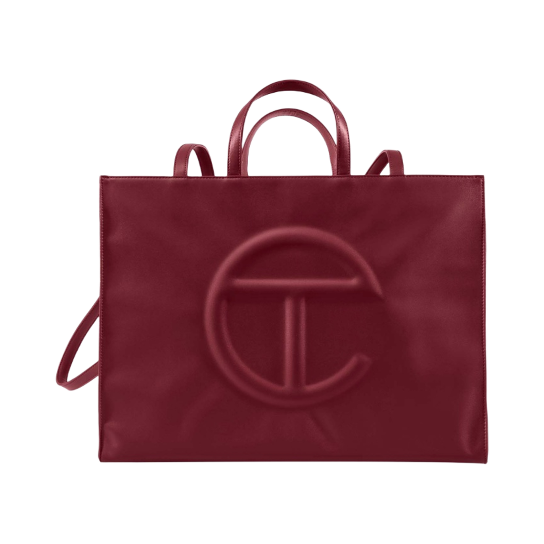 텔파 라지 쇼핑백 옥스블러드(Telfar Large Shopping Bag Oxblood) - 1