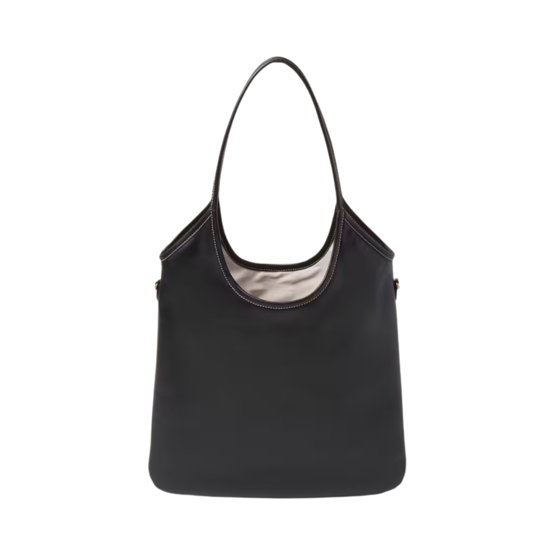 미우미우 아이비 레더 토트백 블랙(Miu Miu Ivy Leather Tote Bag Black) - 3