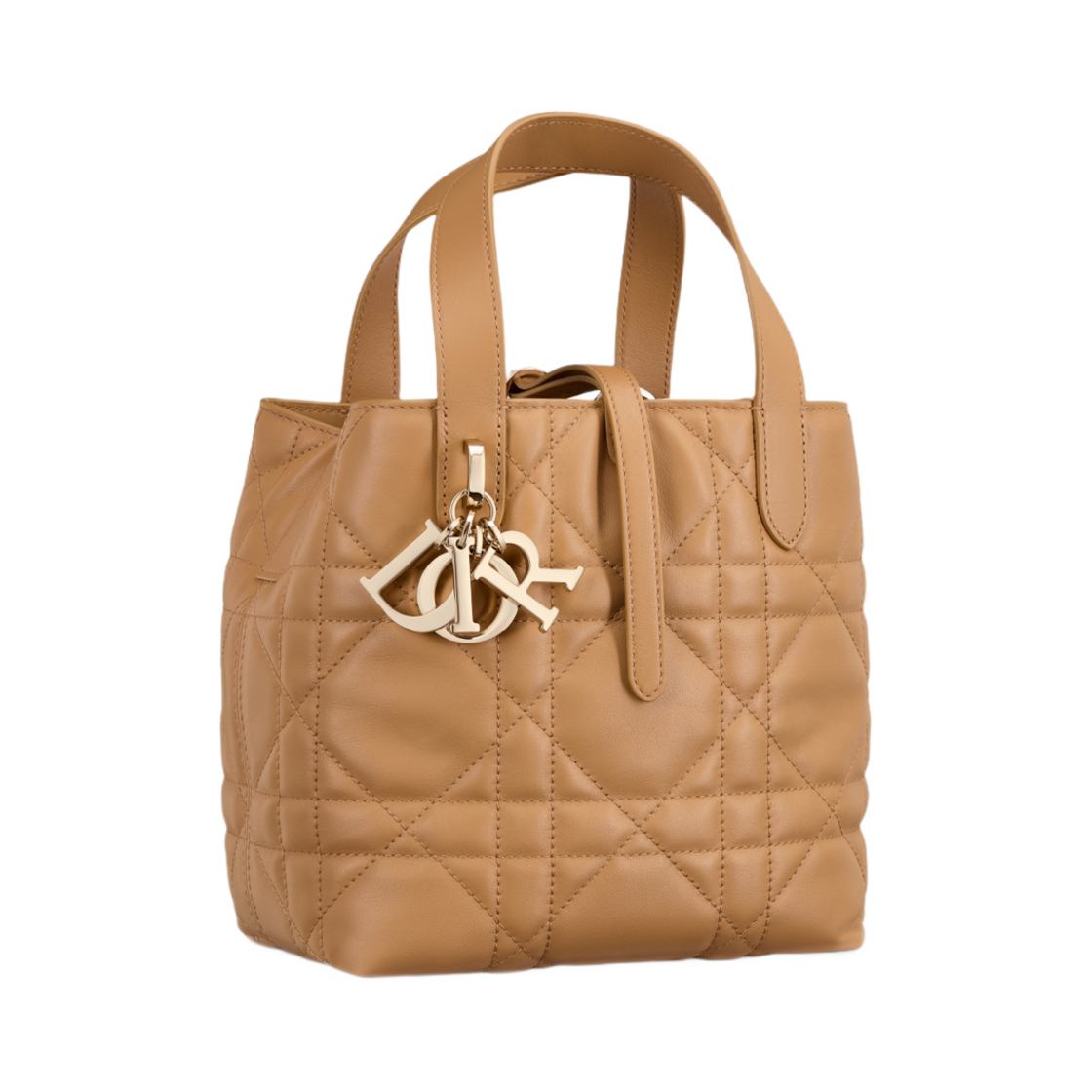 디올 뚜주흐 스몰 버티컬 토트백 매크로까나쥬 카프스킨 라이트 골드(Dior Toujours Small Vertical Tote Bag Macrocannage Calfskin Light Gold) - 2
