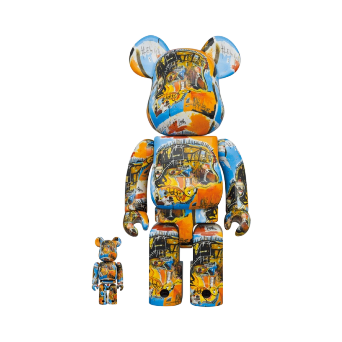 베어브릭 장미셸 바스키아 #10 100% & 400% 세트(Bearbrick Jean-Michel Basquiat #10 100% & 400% Set) - 1