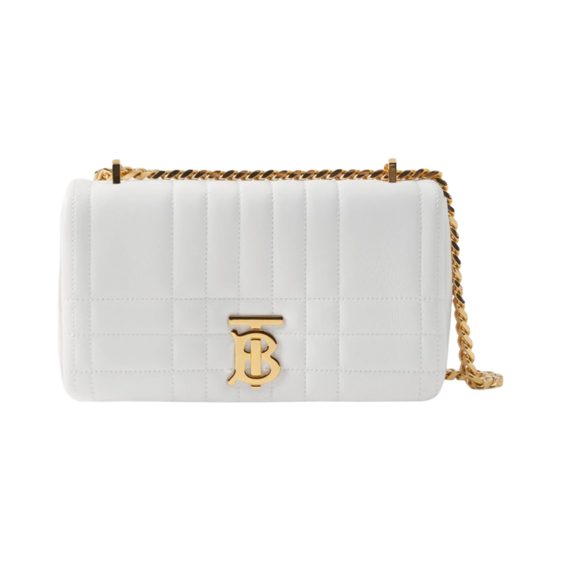 8066168 Burberry Small Lola Bag Optic White