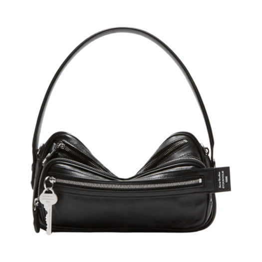 C10240-900 Acne Studios Camero Party Shoulder Bag Black