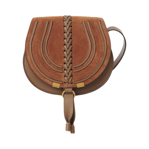 Chloe Marcie Small Saddle Bag Ochre Delight
