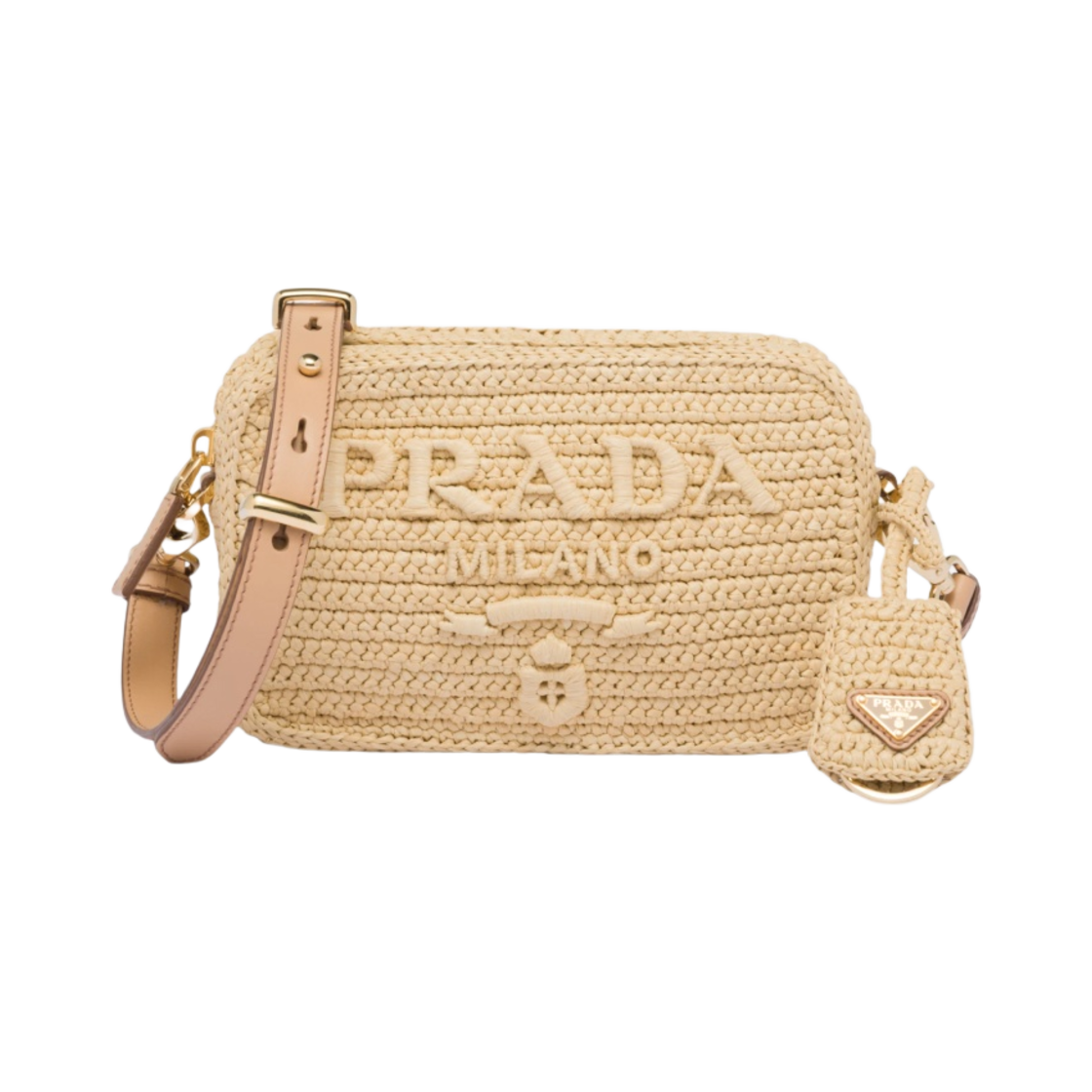 프라다 크로쉐 숄더백 내츄럴(Prada Crochet Shoulder Bag Natural) - 1
