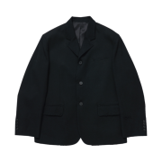 STU Destroyed Diagonal Blazer Black