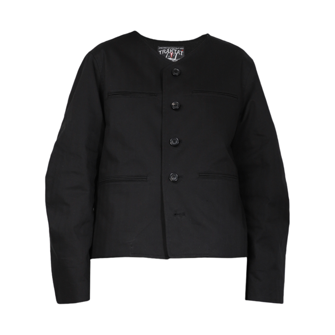 24FW-4WDCLC Traktat 4Wd Cls Jacket Cotton Herringbone Twill Black