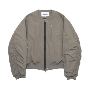 [KREAM 단독] Haleine Roundneck Bomber Khaki Grey