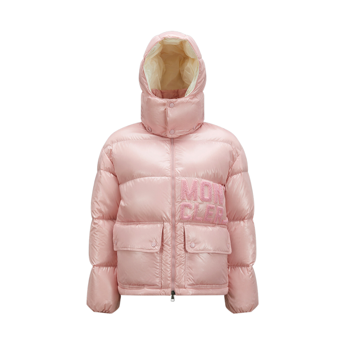 I2-093-1A00039-5963V-500 (W) Moncler Abbaye Short Down Jacket Candy Pink - 23FW