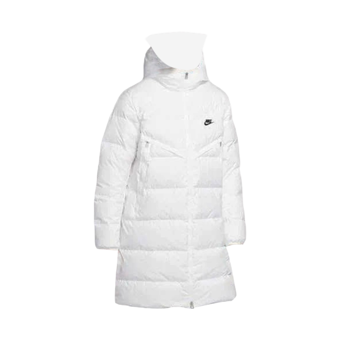 CU4409-100 Nike NSW Down Fill Windrunner Shield Long Down Jacket White
