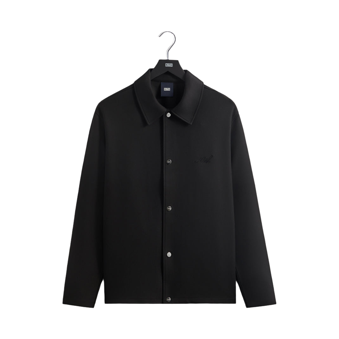 키스 더블 니트 코치 자켓 블랙 | Kith | KREAM