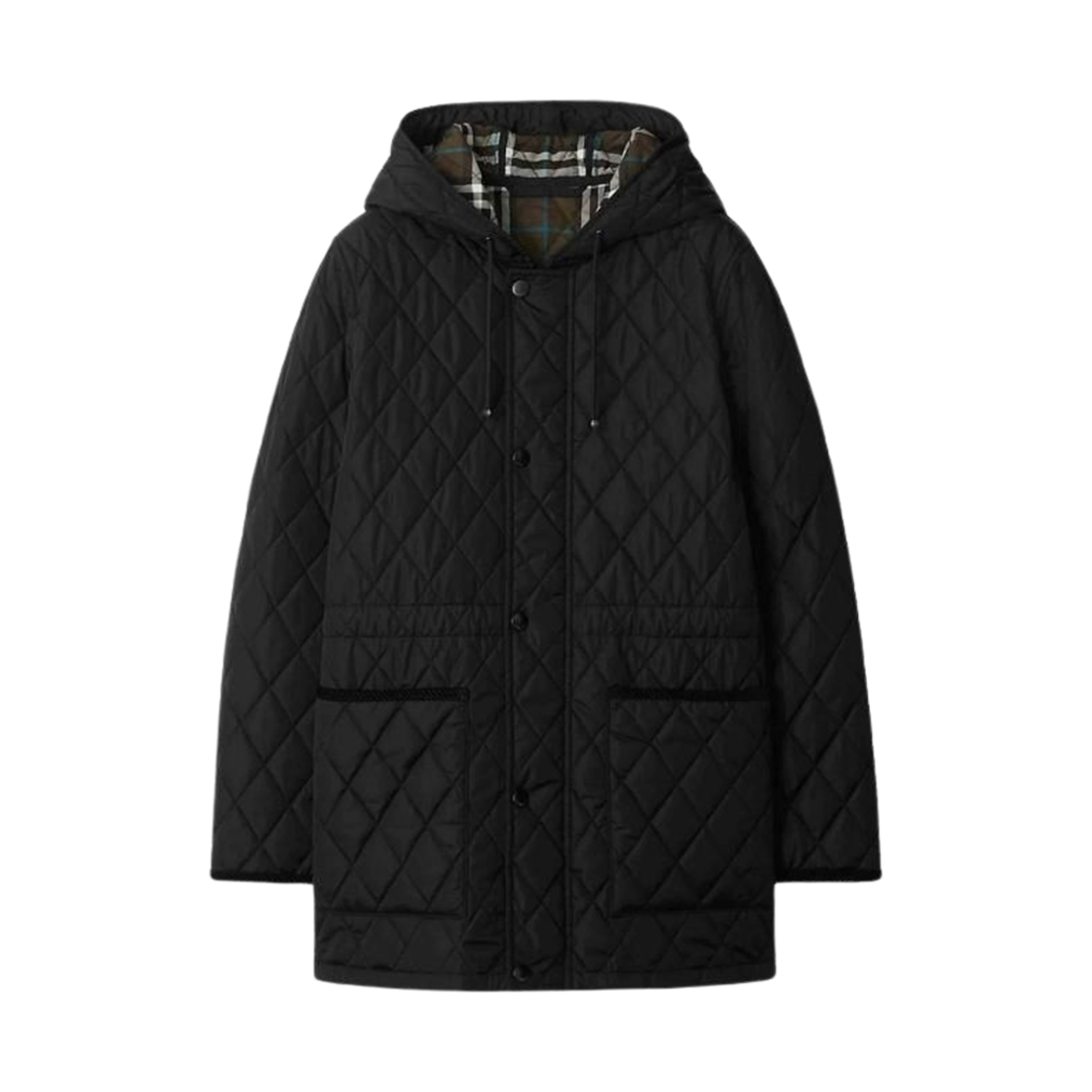 8105107 (W) Burberry Quilted Nylon Parka Black