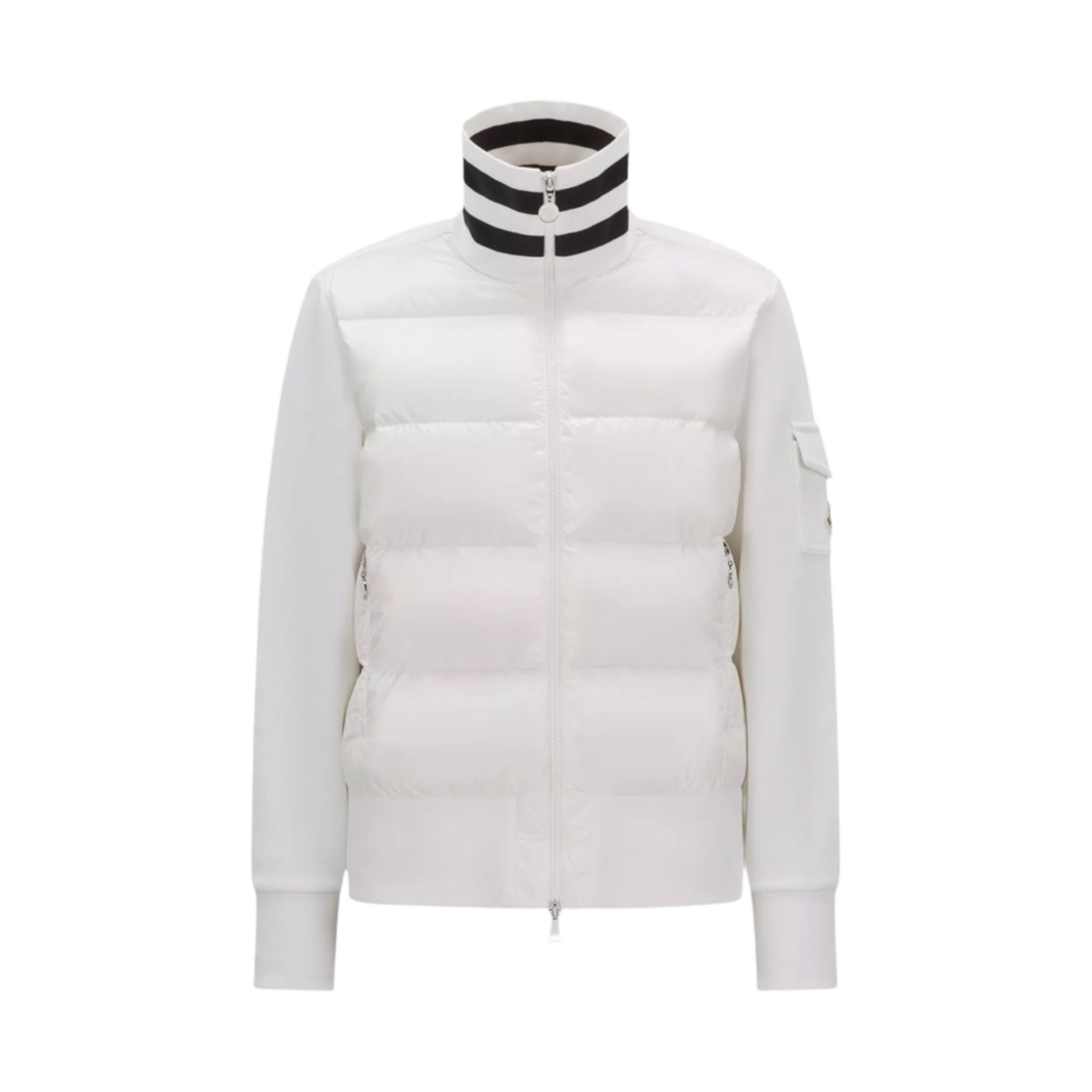 (W) 몽클레르 패딩 코튼 가디건 오프 화이트 - 23SS((W) Moncler Padded Cotton Cadigan Off White - 23SS) - 1