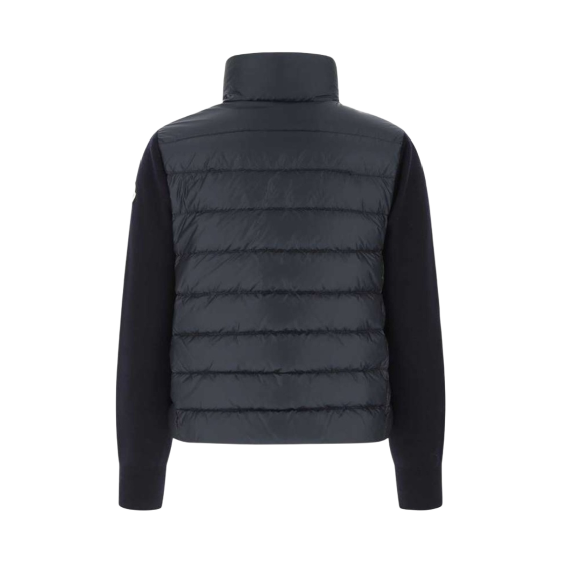 (W) 몽클레르 스탠드 칼라 가디건 실크 블루 - 21FW((W) Moncler Stand Collar Cardigan Silk Blue - 21FW) - 2