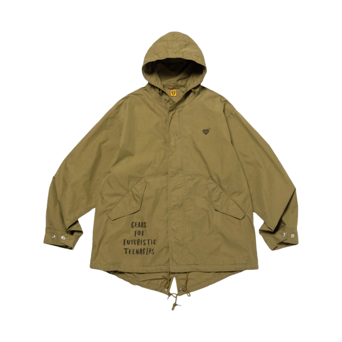 휴먼 메이드 후드 코트 올리브 드랩(Human Made Hooded Coat Olive Drab) - 1