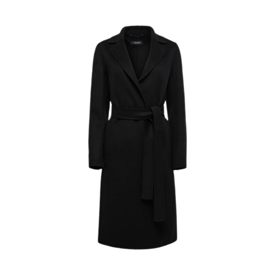 PAULINE-013 (W) S Max Mara Pauline Virgin Wool Coat Black