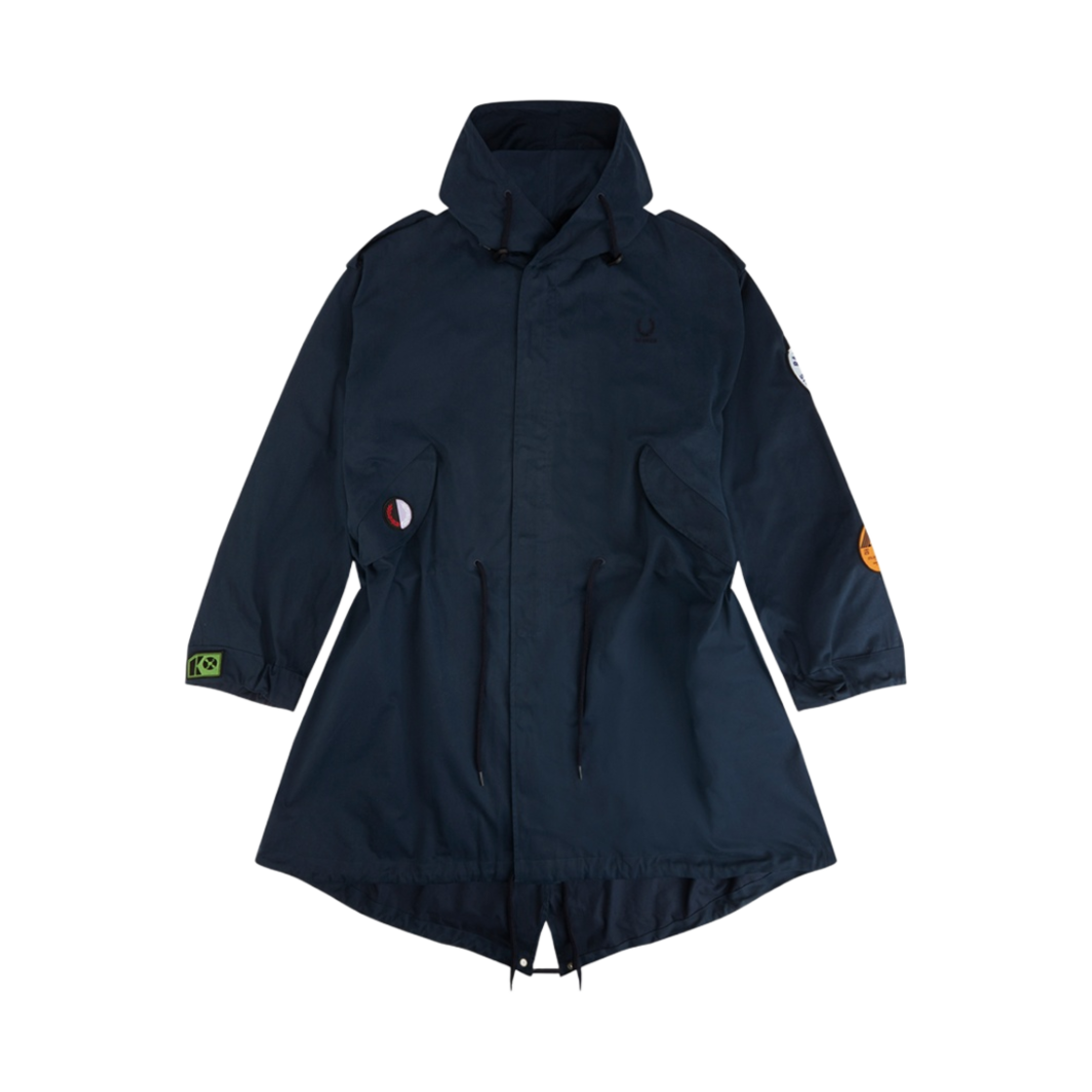 프레드 페리 x 라프 시몬스 패치드 파카 바살트 네이비(Fred Perry x Raf Simons Patched Parka Basalt Navy)