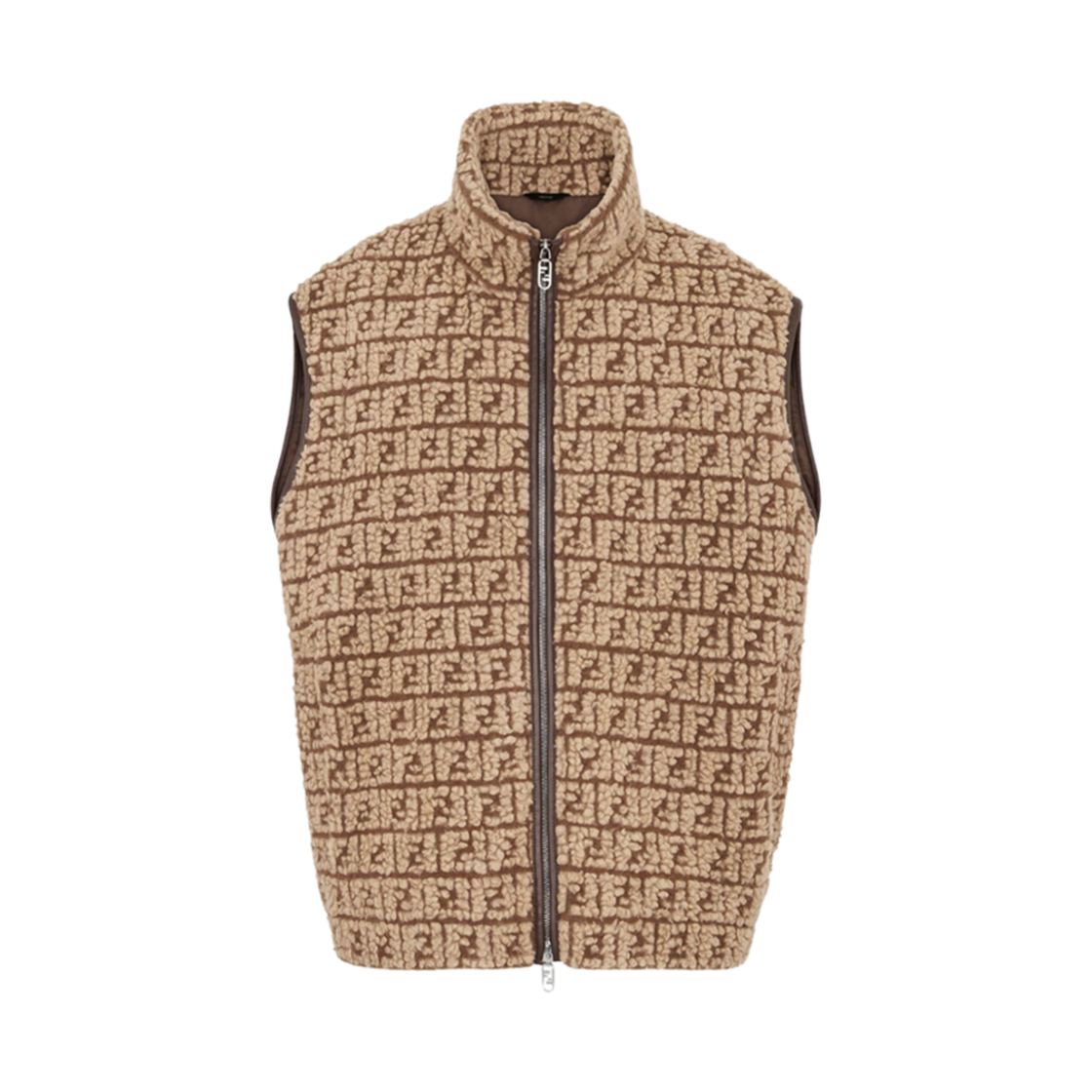 FT0060APOPF1EPI Fendi Teddy Gilet Brown