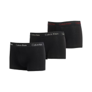 Calvin Klein Cotton Stretch 3-pack Low Rise Trunk Black