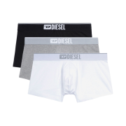Diesel Umbx Damien Plain Boxer Briefs White Grey Black (3 Pack)