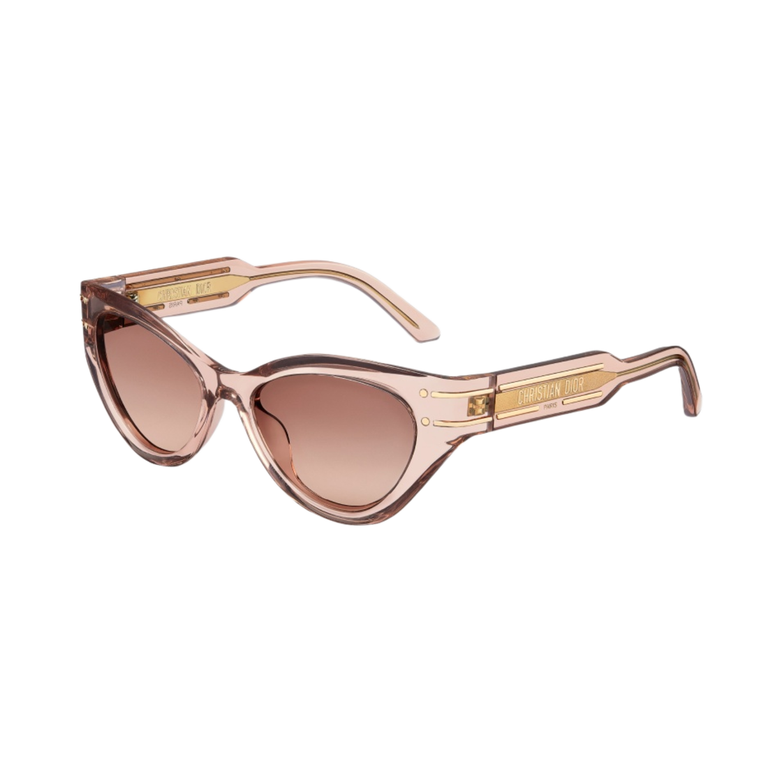 (W) 디올 디올시그니쳐 B7I 버터플라이 선글라스 트랜스루센트 핑크((W) Dior Diorsignature B7I Butterfly Sunglasses Translucent Pink) - 1