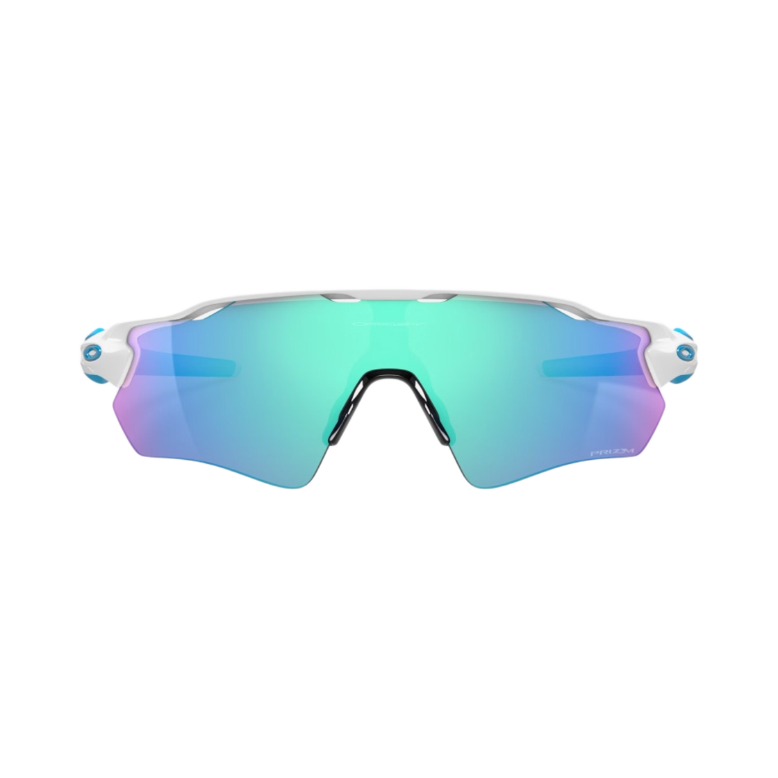 오클리 레이다 EV 패스 폴리쉬드 화이트 프레임 프리즘 사파이어 렌즈 하이 브릿지 핏(Oakley Radar EV Path Polished White Frame Prizm Sapphire Lenses High Bridge Fit) - 2