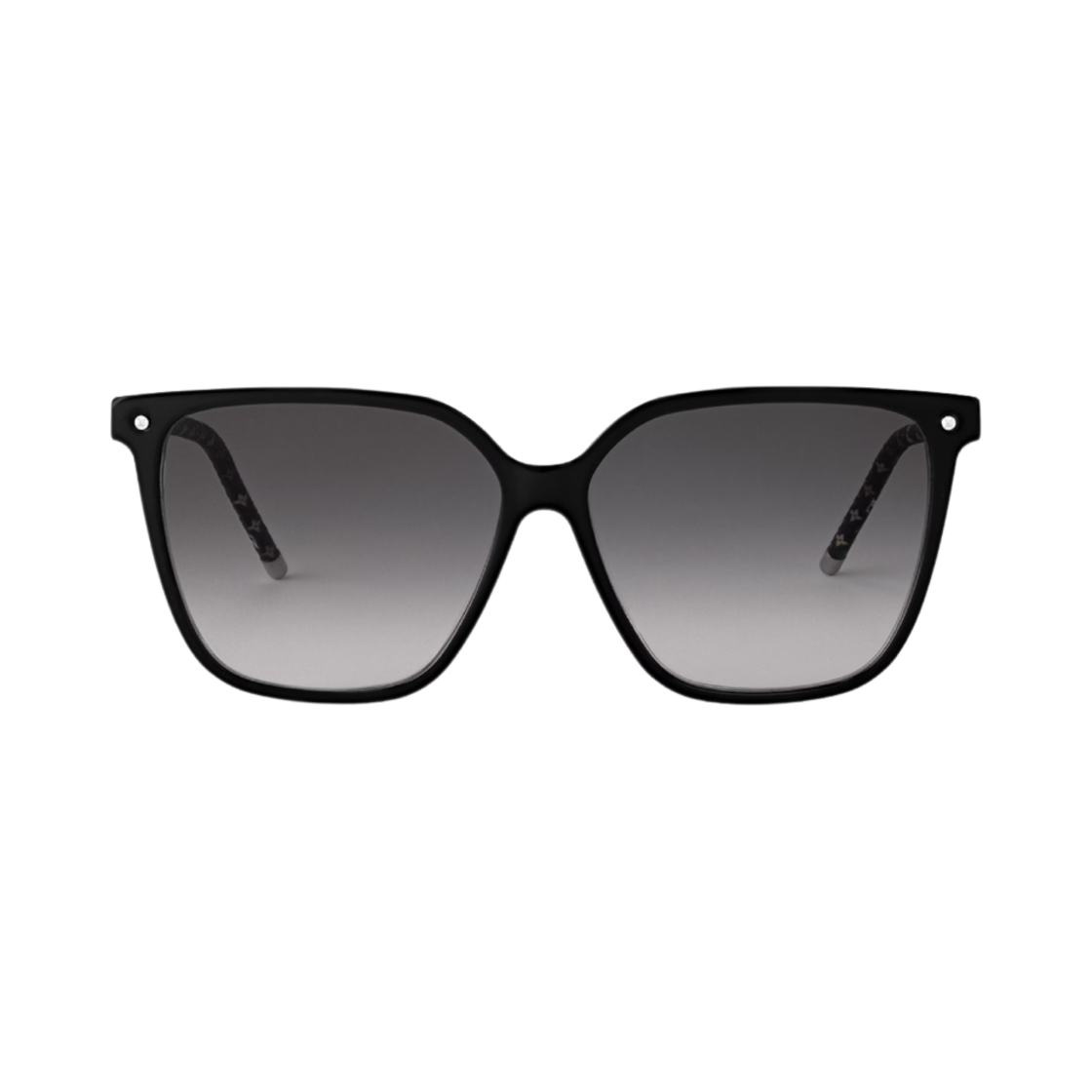 루이비통 x 무라카미 타카시 LV 퍼스트 모노그램 멀티컬러 스퀘어 선글라스 블랙